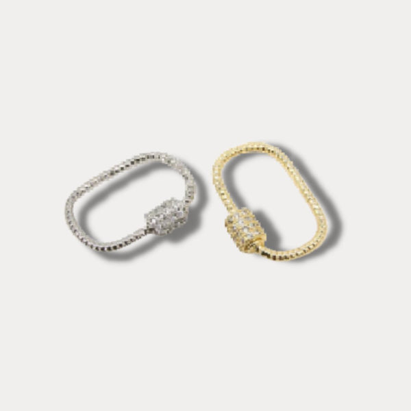 CZ Lobster Clasps, Toggles, and Carabiners