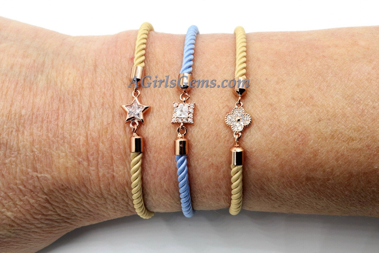 Milian Silk Cord Half Finished Bracelet, Adjustable Half Bracelets, *Upgraded* Tree of Life Bead Slide Bead