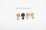 CZ Micro Pave Clasps Beads, Links, Clasps