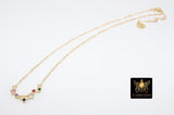 Zodiac Necklace, Gold Stars Constellation Horoscope Choker, Clear