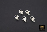925 Sterling Silver Heart Lobster Clasp, 12 mm Lobster Claw #2305, 925 Love Clasp