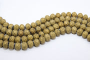 2 Strands Gold Crystal Beads, 8 mm Faceted Matte Gold Crystal Rondelle Beads BS #260, Electroplated Rondelle Beads 6 x 8 mm 17 Inch Strands