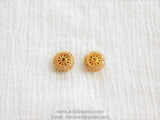 Round Donut Rondelle Beads, CZ Micro Pave Bead 5 x 10 mm, 18 k Gold Plated Fancy Spacer DIY Tassel Necklace Beads