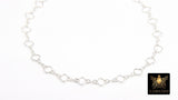 925 Sterling Silver Clover Chain Bracelet, 14 K Gold Filled Long Short Quatrefoil Link Bracelet, Dainty Everyday Jewelry