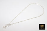 925 Sterling Silver Toggle Bumble Bee Queen Necklace, Paperclip Choker