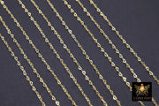 14 K Gold Filled Heart Chains, 1.9 mm Gold Filled Tiny Heart Shaped CH #923,  Unfinished Chain By the Foot