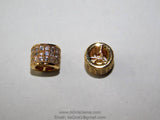 CZ Micro Pave Bead - A Girls Gems