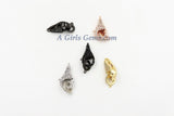 CZ Pave Lobster Clasp, Black Pave Clear 10 x 20 mm Rose, Gold, Silver, Black Connector Clasp, Cubic Zirconia #310 - A Girls Gems