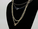 Double Choker Wrap Necklace, Front Clasp Necklace, CZ Lobster Clasp, 14/16/18/34 inch Extra Long Chain Wrap Around Necklace in Gold or Black - A Girls Gems