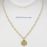Medallion Choker - A Girls Gems