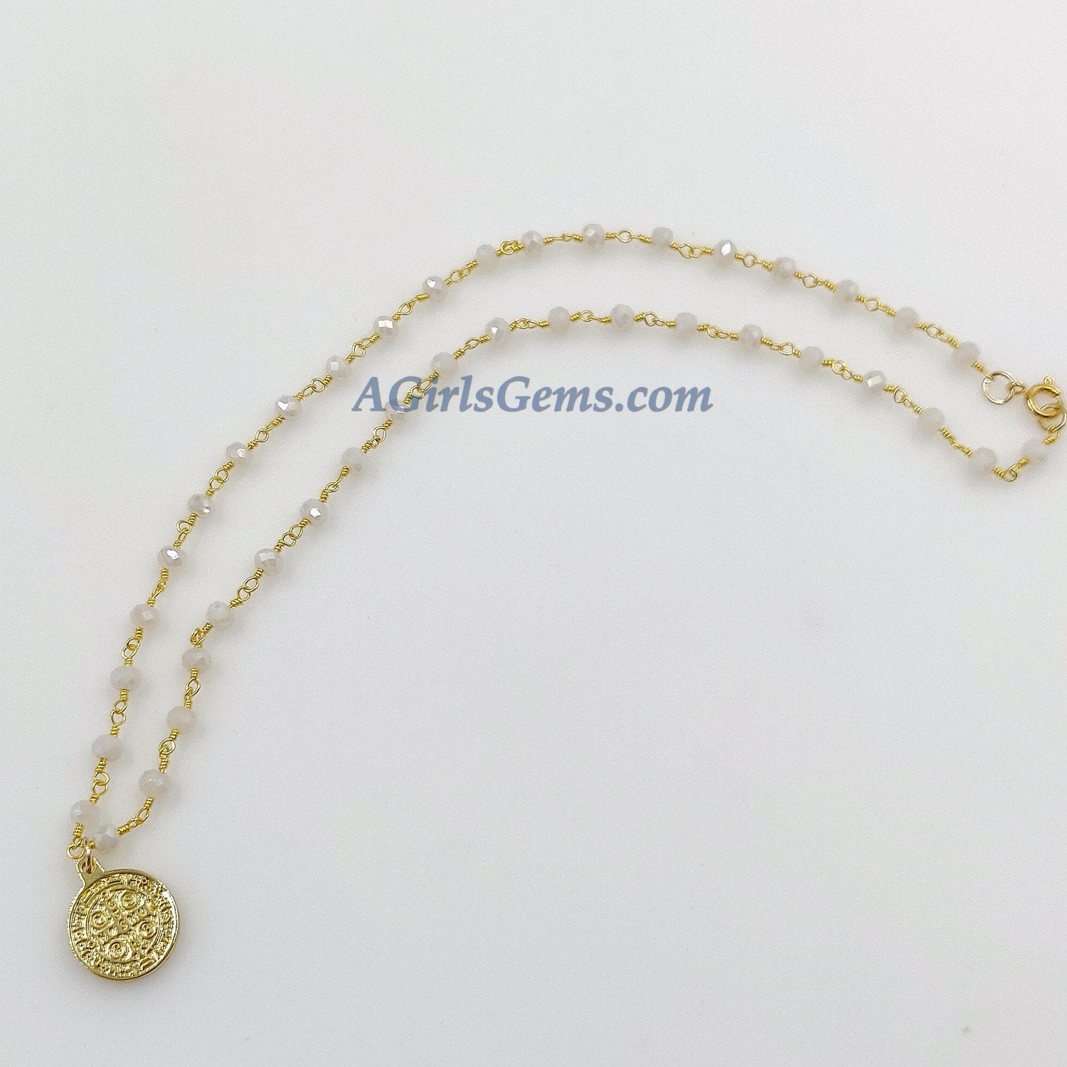 Medallion Choker - A Girls Gems