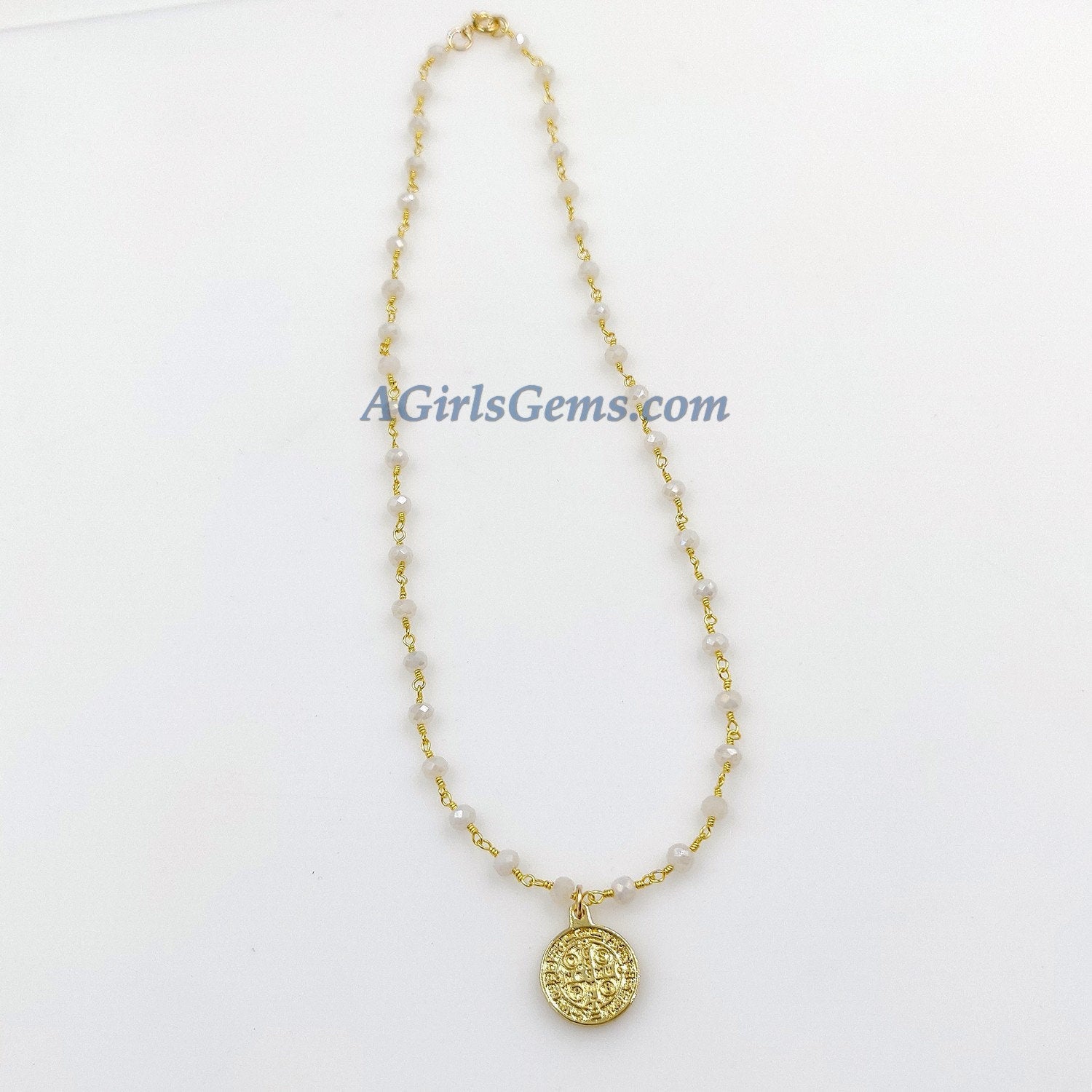 Medallion Choker - A Girls Gems