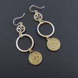 Gold Coptic Cross Necklace - A Girls Gems