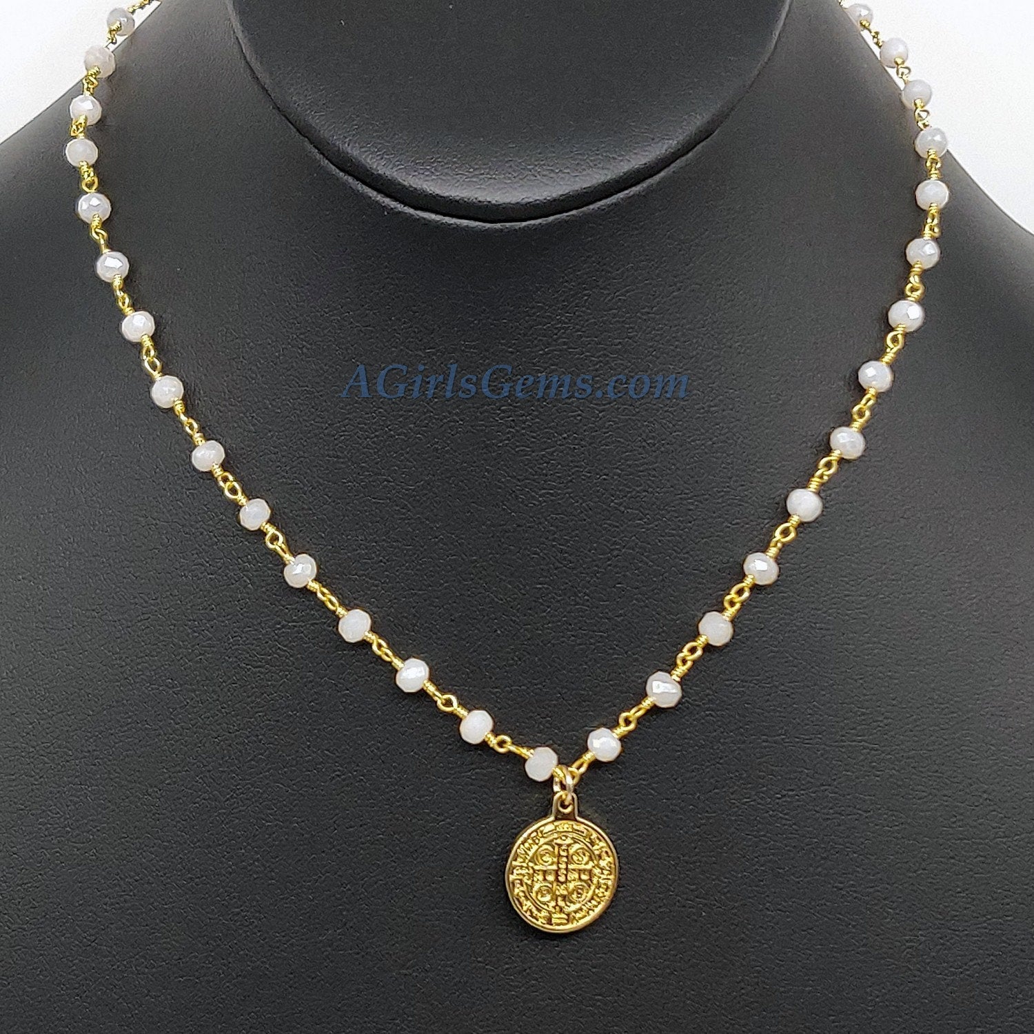 Medallion Choker - A Girls Gems