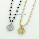Medallion Choker - A Girls Gems