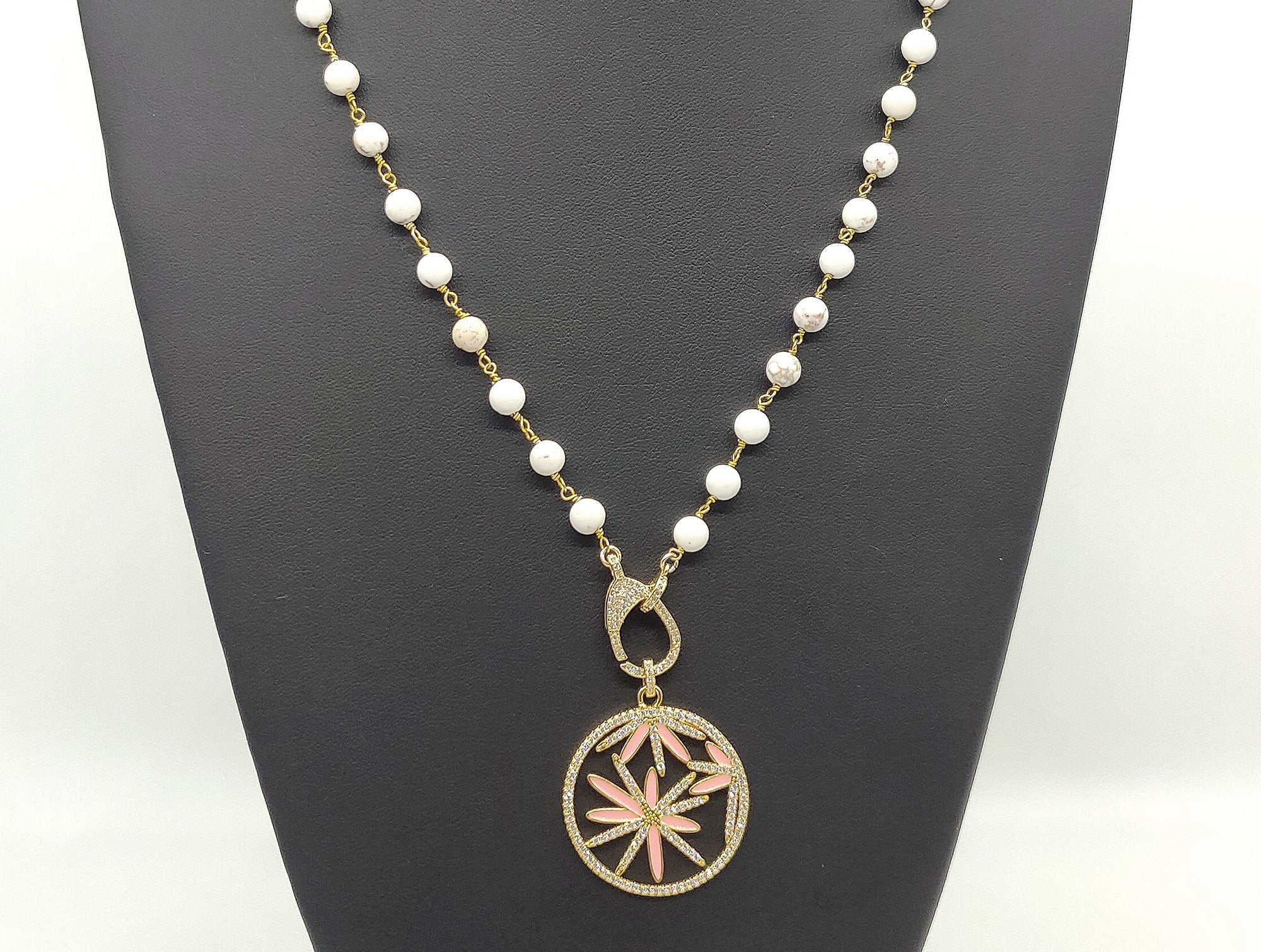 Gold Lotus Flower Necklace - A Girls Gems