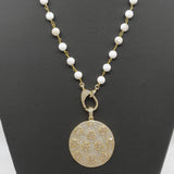 Gold Disc Necklace - A Girls Gems