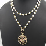 Gold Disc Necklace - A Girls Gems