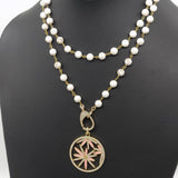 Gold Lotus Flower Necklace - A Girls Gems