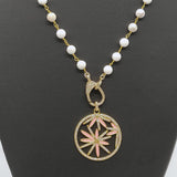 Gold Lotus Flower Necklace - A Girls Gems