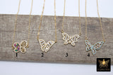 Monarch Butterfly Charm Necklace - A Girls Gems
