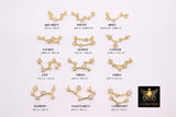Sagittarius Necklace, Gold Filled Rainbow Horoscope Stars Zodiac Sign Constellation Choker - A Girls Gems