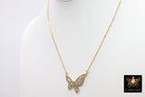 Monarch Butterfly Charm Necklace - A Girls Gems