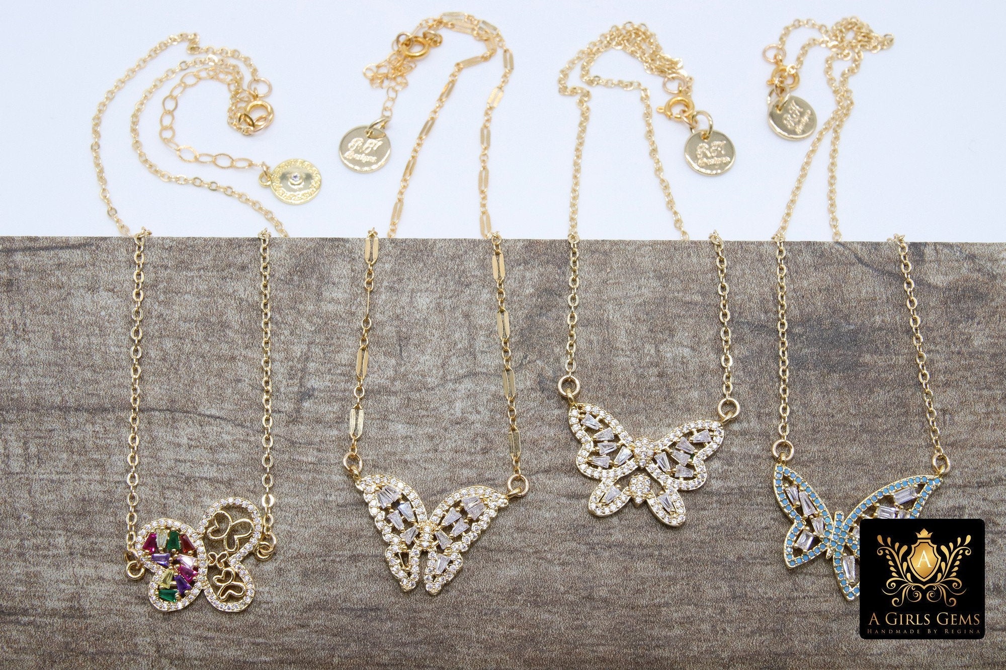 Monarch Butterfly Necklace - A Girls Gems
