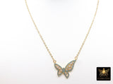 Monarch Butterfly Charm Necklace - A Girls Gems