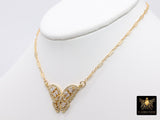Monarch Butterfly Necklace - A Girls Gems