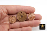Genuine Coin Necklace, 14 K Rose Gold Filled Dainty Chain with Elephant Medallion - A Girls Gems