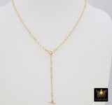 14 K Gold Filled Chain Bracelet, Single or Double Wrap Rectangle Drawn Chain - A Girls Gems