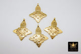 Brass Ethiopian Coptic Cross Pendant, #2076 - A Girls Gems
