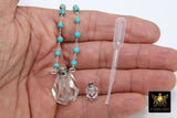 Essence Oil Bottle Rosary Chain Necklace - A Girls Gems