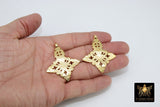 Brass Ethiopian Coptic Cross Pendant, #2076 - A Girls Gems