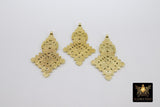 Brass Ethiopian Coptic Cross Jewelry Pendant African Cross Gold Charm Pendants Religious Jewelry Making Supplies - A Girls Gems