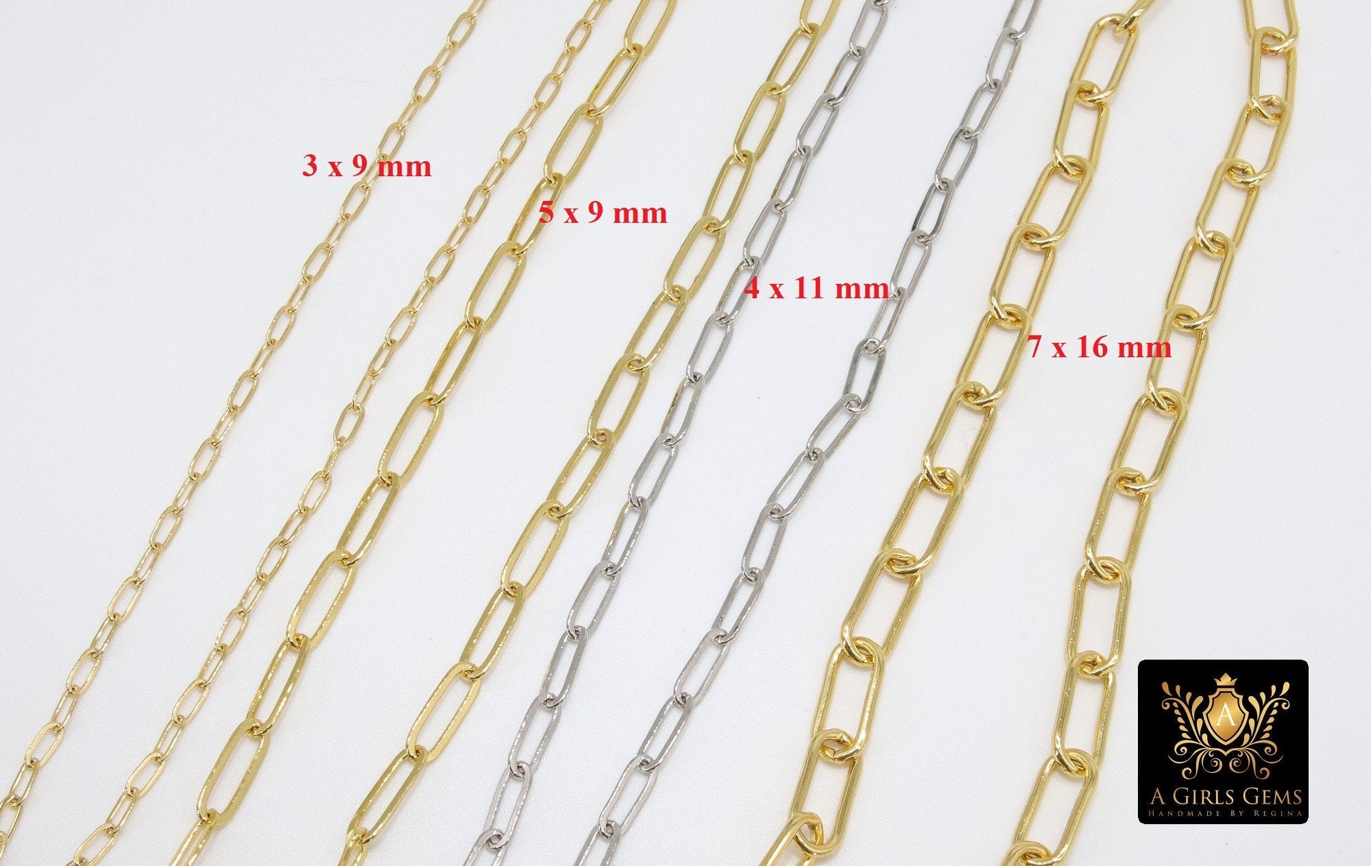 Gold Chain Necklace, Paper Clip Chain 14 K GF Toggle Bar Choker - A Girls Gems