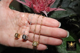 14 K Gold Filled Initial Necklace, 925 Silver Chain Personalized Choker - A Girls Gems