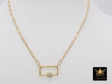 Front Clasp Necklace, 14 K Gold Filled Screw Clasp Wrap Choker - A Girls Gems