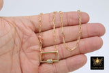 Front Clasp Necklace, 14 K Gold Filled Screw Clasp Wrap Choker - A Girls Gems