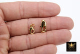 Silver Lobster Clasps, Lobster claws with Matching Jump Rings, 7 x 12 mm Jewelry Findings #2345