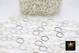 14 K Gold Large Cable Oval Chain, Genuine 14 20 Gold Filled Unfinished Thick Drawn Oval Chains