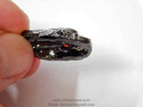 Gold CZ Pave Skull Bead Charms, Black Skull Cubic Zirconia Beads, Sugar Skull Spacer Beads