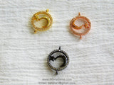 Moon Star Charms, 3 Pcs Moon Star Connector Beads, Bracelet Connectors