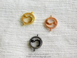 Moon Star Charms, 3 Pcs Moon Star Connector Beads, Bracelet Connectors