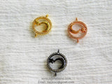 Moon Star Charms, 3 Pcs Moon Star Connector Beads, Bracelet Connectors