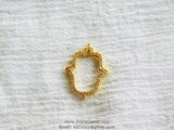 CZ Pave Hamsa Hand Connectors, Evil Eye Charm Beads for DIY Bracelet Necklace Protection Good Luck Healing Hand Charms