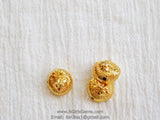 Monkey Charm Beads, 2 Pcs Ape Focal Gold Bead, Animal Head Cat Focal Bead in Cubic Zirconia Focal Bead