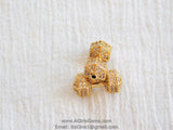 Barbell Charm Beads, Charm Holder Bead Connectors, 18 k Rose Gold/Silver/Gold or Black Rhodium Plated Dumb Bell 7x16/9x20 mm Dumb bell beads
