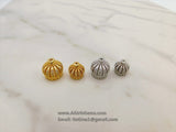 CZ Pave Tassel Cap, Crown Tassel Cap Bead #129, Rose